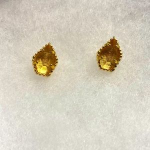 Citrine‎ birthstone earrings